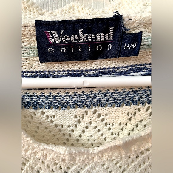 Weekend Edition Oversized Vintage Knit Sweater | Women’s Size M - Picture 4 of 5
